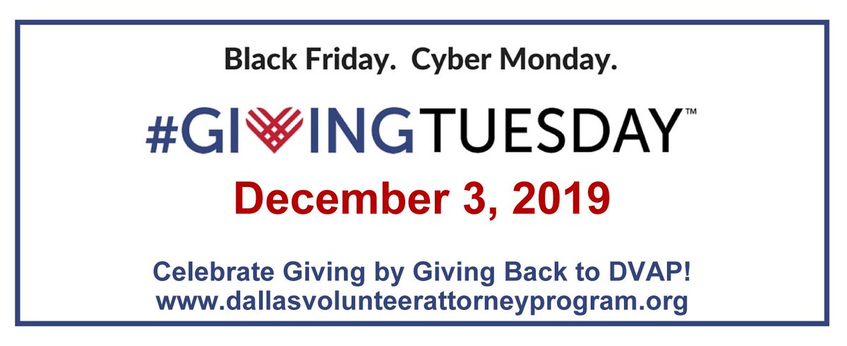 DallasBarAssoc's tweet image. Make your #GivingTuesday2019 donation today and support @DVAPprobono! #equalaccessforall #notallheroeswearcapes