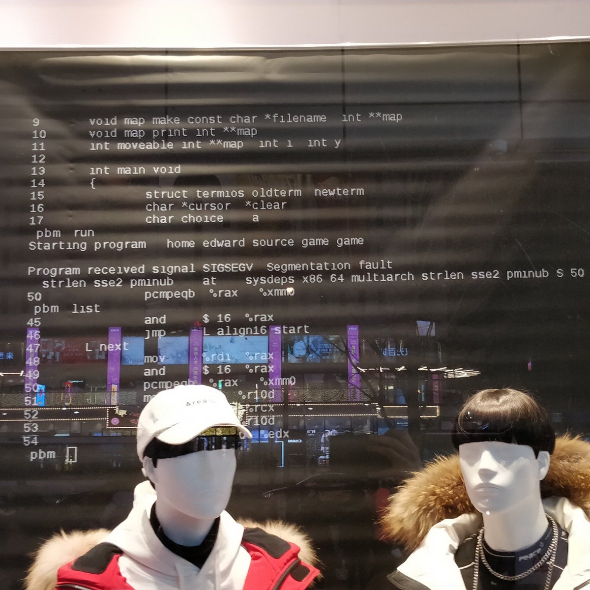 SIGSEGV segmentation fault in fashion store