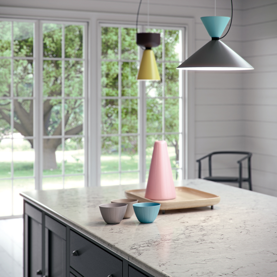 CaesarstoneCA's tweet photo. 5211 Nobel Grey. Never underestimate what power #details in #Design can hold. We love the softness in the bull-nose edge profile, coupled with beautiful spherical hardware, all being complimented by simplistic modern accessories with clean rounded lines. #thecaesarstoneexperience https://t.co/bQlnB2Fqse