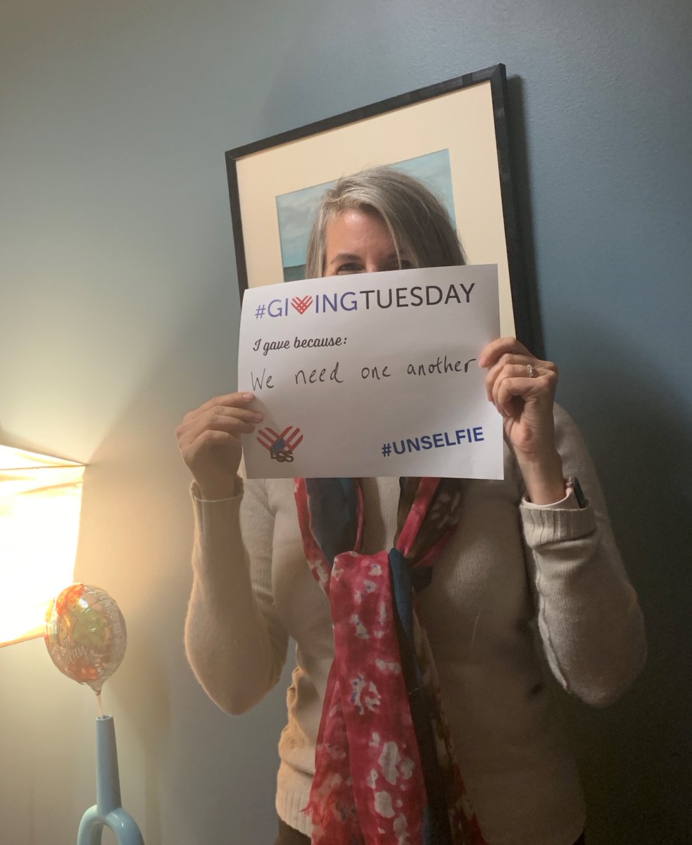 LSSWis's tweet photo. #Unselfie #WhyIGave #GivingTuesday https://t.co/Tg5qlNA244