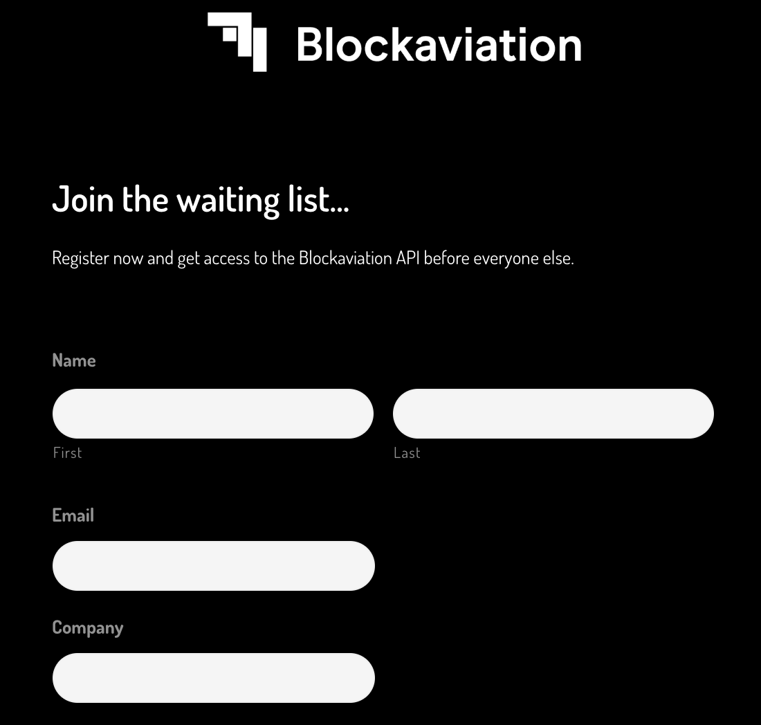 Blockaviation's tweet image. The @Blockaviation API will be going live soon. Join the growing waitlist to be the first to interact with it:

blockaviation.com/register/