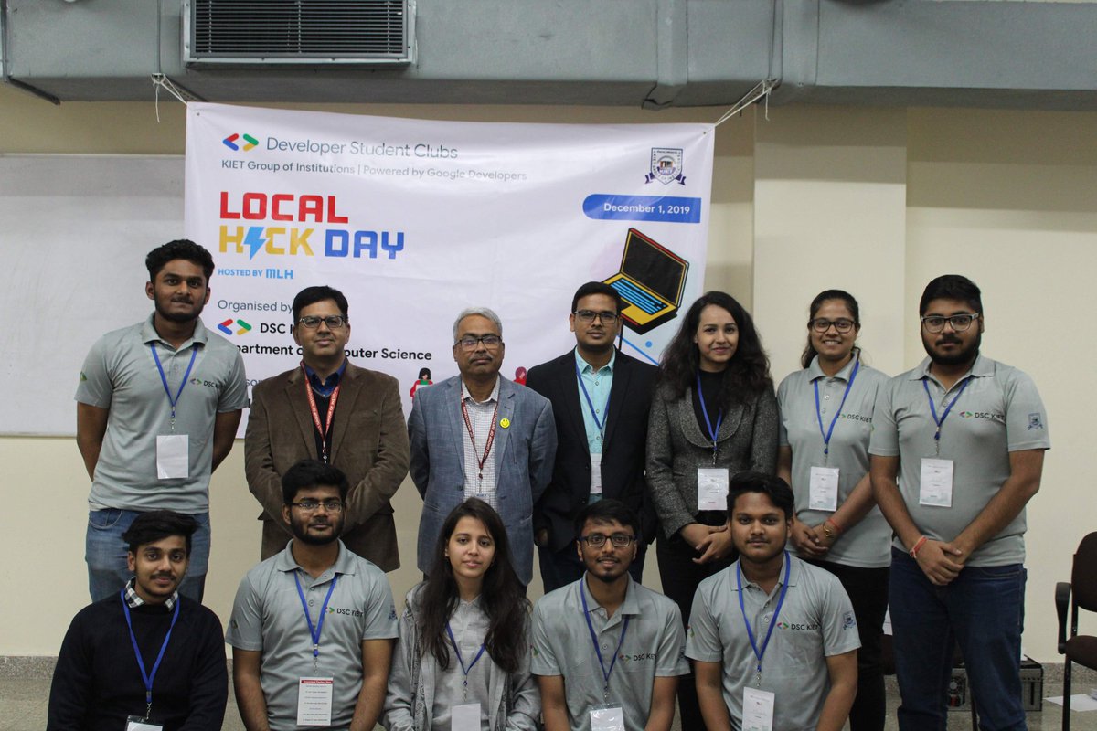 mayanksh99's tweet photo. DSC KIET organized  a 12 hours hackathon hack.status(200) hosted by MLH Local Hack Day. We had a great experience as organizers.We, core team members successfully organised and enjoyed the whole event. Thanks to everyone for love and support.
#dsckiet #googledevs #mlh #hackathon https://t.co/pvfXxYkJB3