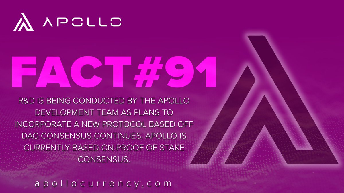 ApolloCurrency's tweet photo. Apollo Facts
A dose of Apollo facts you did and didn't know!

Fact #91 #POS

What's Next? #apollonauts
 
#apl #bitcoin #btc #cryptocurrency https://t.co/vGmYSTgkuX