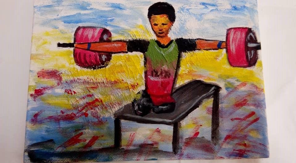 Today is the International Day of Persons with Disabilities and we're celebrating it with this amazing piece of art! 😍🏋️‍♀️🏋️‍♂️

It was made by one of the schoolchildren that took part in the I'mPOSSIBLE (@Agitos) drawing contest in Cameroon 🇨🇲! 

#IDPD #ChangeStartsWithSport