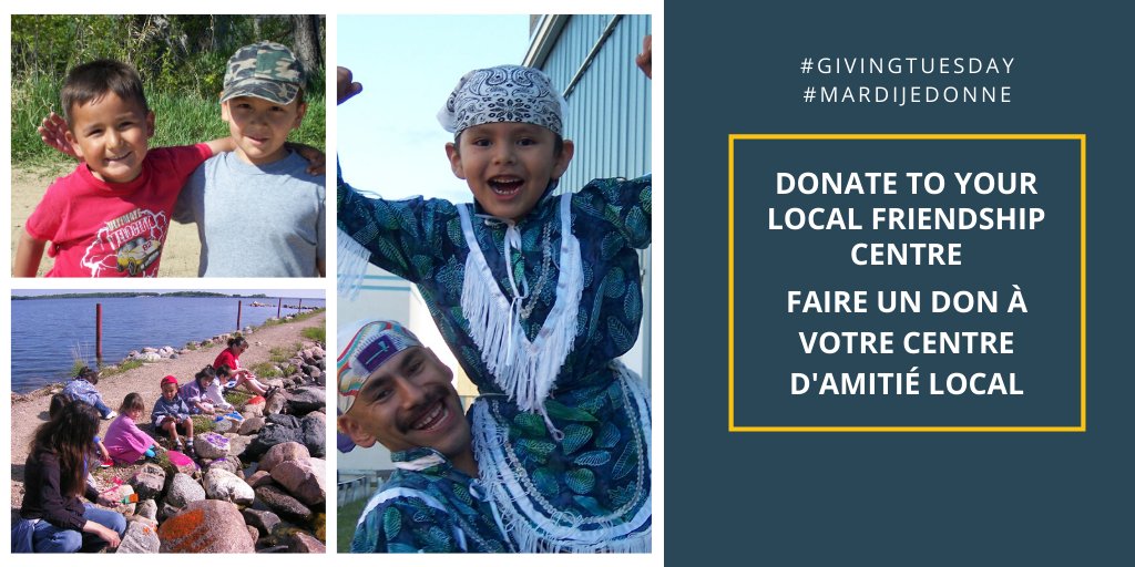 NAFC_ANCA's tweet photo. C'est #MardiJeDonne, envisagez de faire un don à votre Centre d'amitié local. Les Centres d'amitié offrent des services dans les zones urbaines aux peuples autochtones et non depuis des décennies. #MardiJeDonneCA

Trouvez un Centre proche de chez vous : https://t.co/sqHvkueLxD https://t.co/6hfnBm6O6c