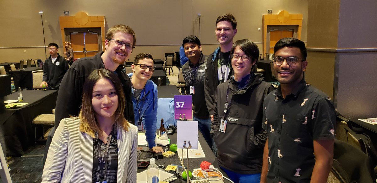 kodeh's tweet photo. Thank you Teams 37 and 23 for hacking @urbaninstitute challenge, @AwsNonprofits & @Accenture for organizing the 4th #hackathonforgood @AWSreInvent #AWSreinvent2019 , to all the hackers for good who made the Hackathon a success and our fantastic team @Ajjit10 & @vivianzheng0120 https://t.co/9UQDeHxwoC