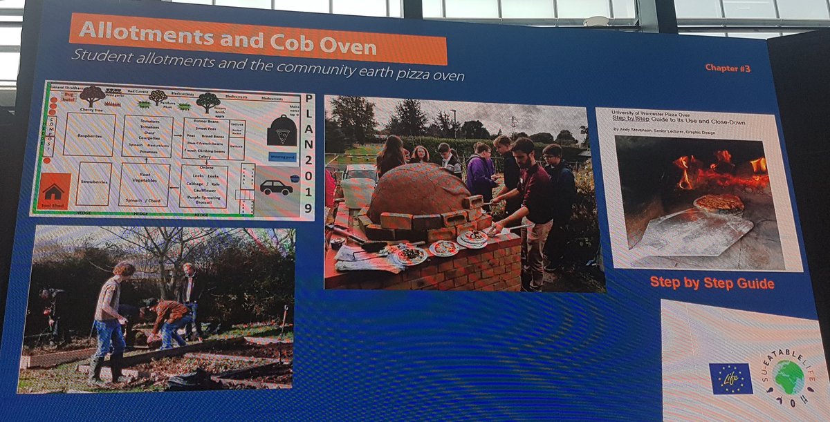 LIBouwman's tweet photo. Katy Bloom presenting engaging, experiential learning initiatives at University of Worcester. One of the amazing locations involved in  #sueatablelife project.  #thesra #BCFNforum #greenapes #HSO https://t.co/erHxzjrhny