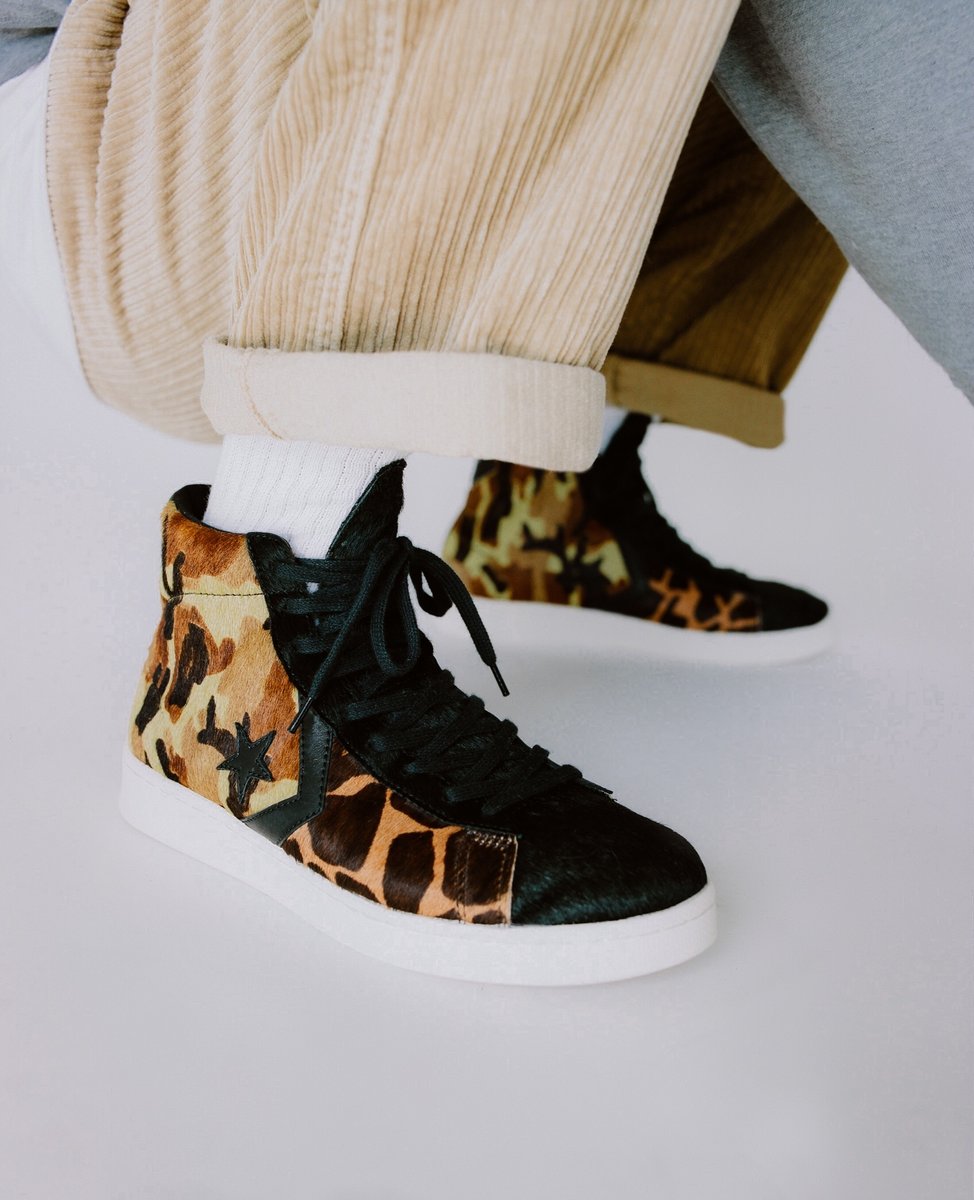 converse pro leather pony hair