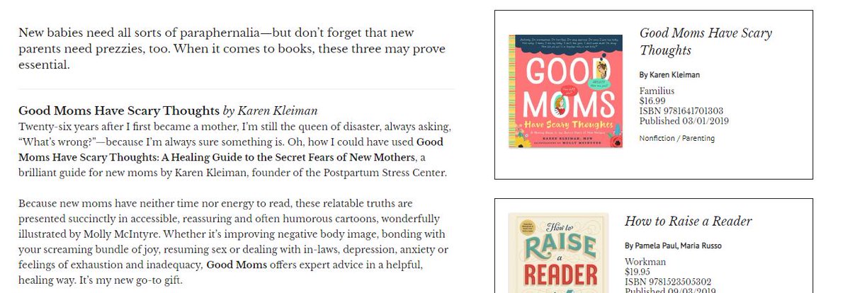 ppstresscenter's tweet photo. Thank you 🙏@bookpage for featuring GOOD MOMS as a gift book for new parents ♥ https://t.co/OiiKrwxTWy #goodmomshavescarythoughts #everymom @familiustalk https://t.co/v3eYkoLToS