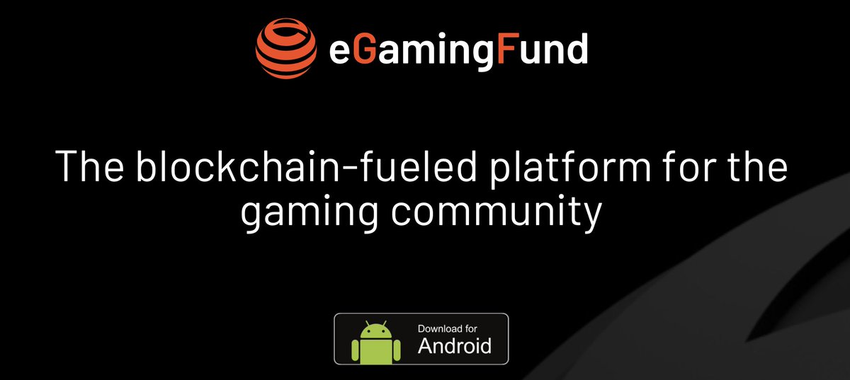 eGamingFund's tweet photo. The eGF Android app is ready for download, fans. It's not 100% ready (so please be kind) - UX tweaks and interface improvements happen daily.  Try the slots games where you play with - and win - GFG tokens! 

iOS coming soon

https://t.co/JFxPjPA0JH

#gfg #egf #egfslots #egfapp https://t.co/xPZEoOtT9b