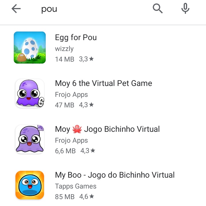 Pou Game  Cuidando do POU (Game/Jogo) - Terça-feira 