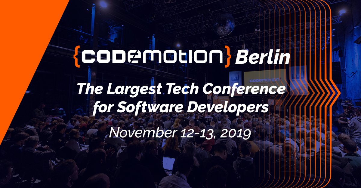 theodo_cloud's tweet image. Our CTO @AuroreMalherbes went to #Codemotion Berlin. Here is what she learned from the talks of @javierprovecho @mattschallert @tgrall @kytrinyx @efinlay24 @pigiuz 👉bit.ly/2OLKyIz

@CodemoBerlin #codemotionberlin19 #event