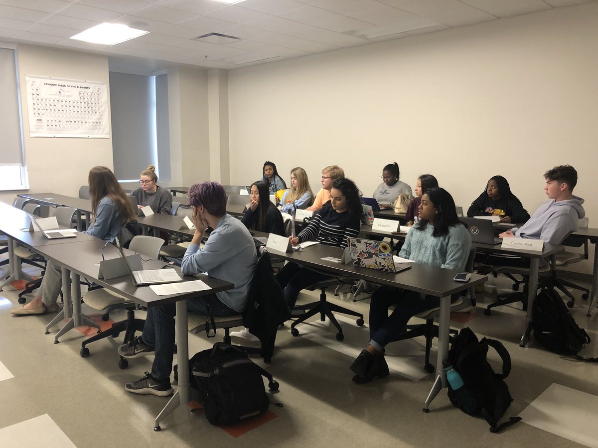 amy_enby's tweet photo. It’s #WHOSimulation week in my Intro to #globalhealth class. #activelearning https://t.co/MperCmvByJ