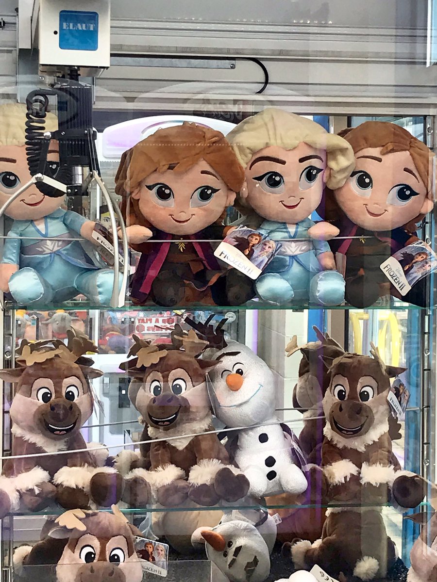 New in: Frozen 2 soft toys! Alongside the launch of the Frozen 2 movie this Christmas win one of your favourite characters. Pick up Elsa, Anna and friends to keep the enchantment going this holiday season. #harbourpark #arcade #Frozen2 #win #prizes #fun