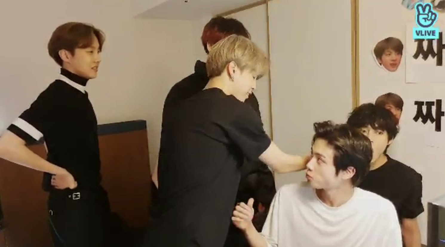 wisha-on-twitter-jin-birthday-v-app-vlive-translation-wahhhhh