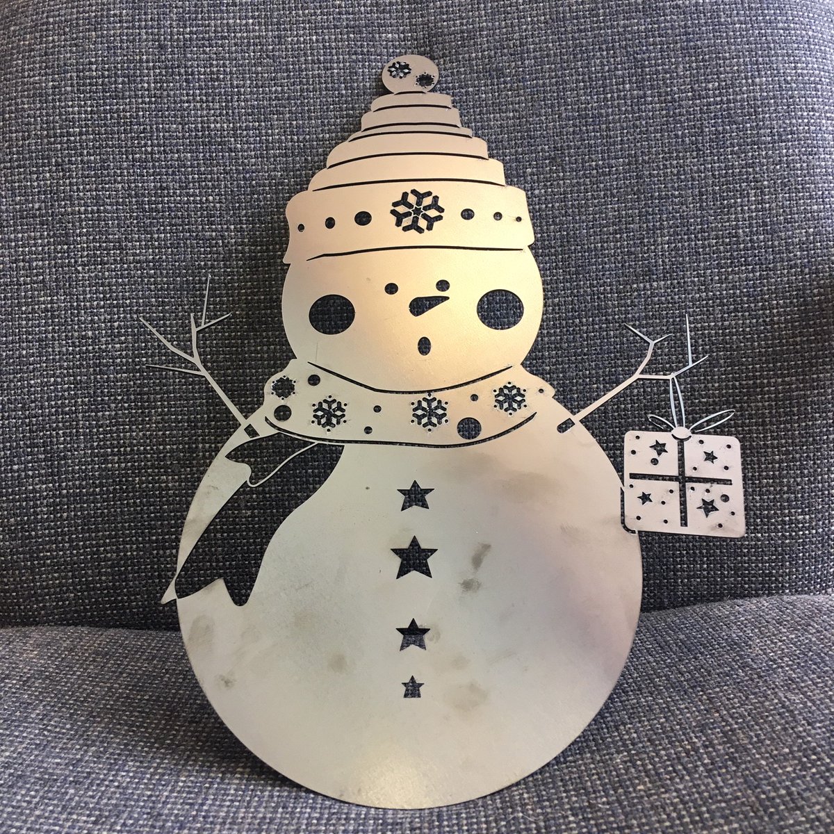Check out these great designs that will get you into a jolly mood! Simplified designs are available for sale - all #Lasercut from 16ga #steel Place your order by Dec. 12th to guarantee pickup by Dec. 20th. 
#cimmetals #madeincanada #customdesign #christmas #decorations