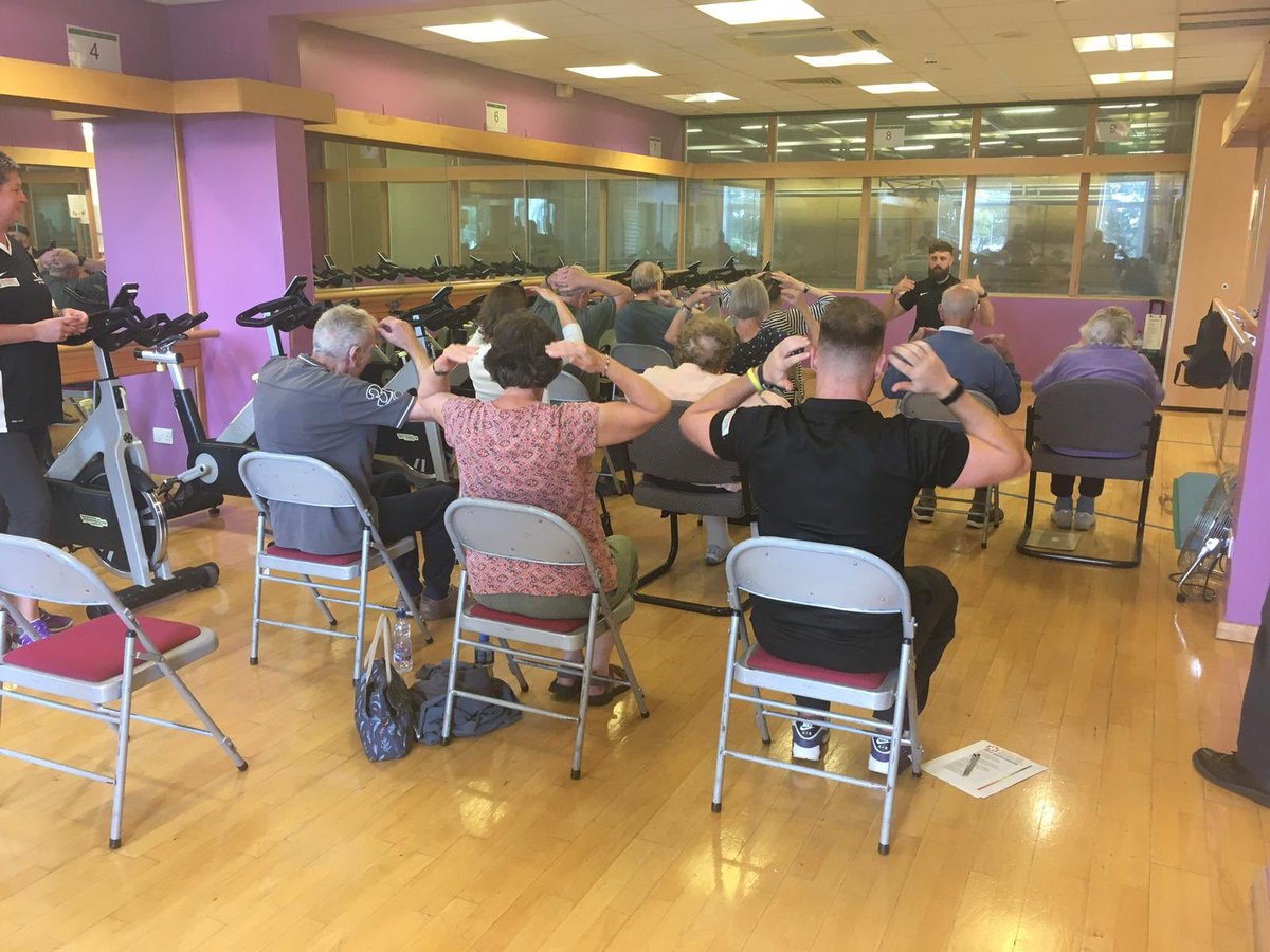 Today we completed another 12 week program of Exercise &amp; Enrichment for People Living with Dementia @CaldicotLC fantastic work by <a href="/PowlesBethan/">Bethan Powles</a>, Julie Price, Rhys Ford <a href="/EricaWilson91/">Erica Wilson</a> Karin Molsen &amp; Helen. @AbergavennyLC you’re up next 😃