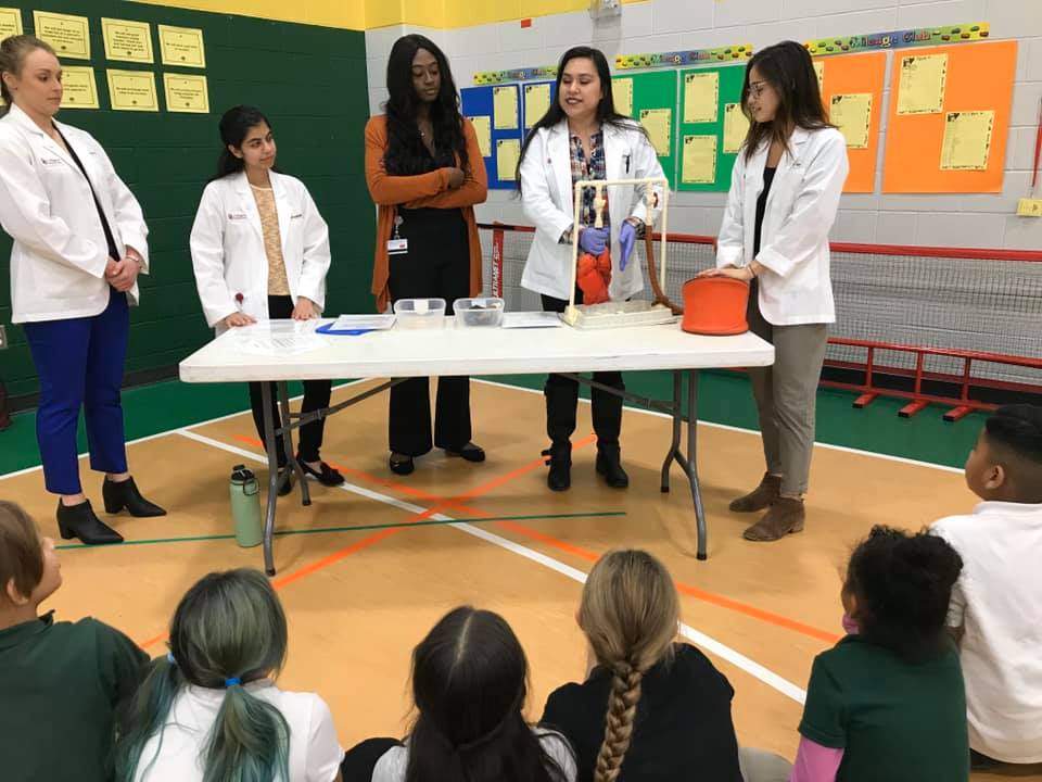 FillmoreOKC's tweet photo. 3rd grade student are learning how to be healthy at the OU health fair! https://t.co/JVuePIM2m3