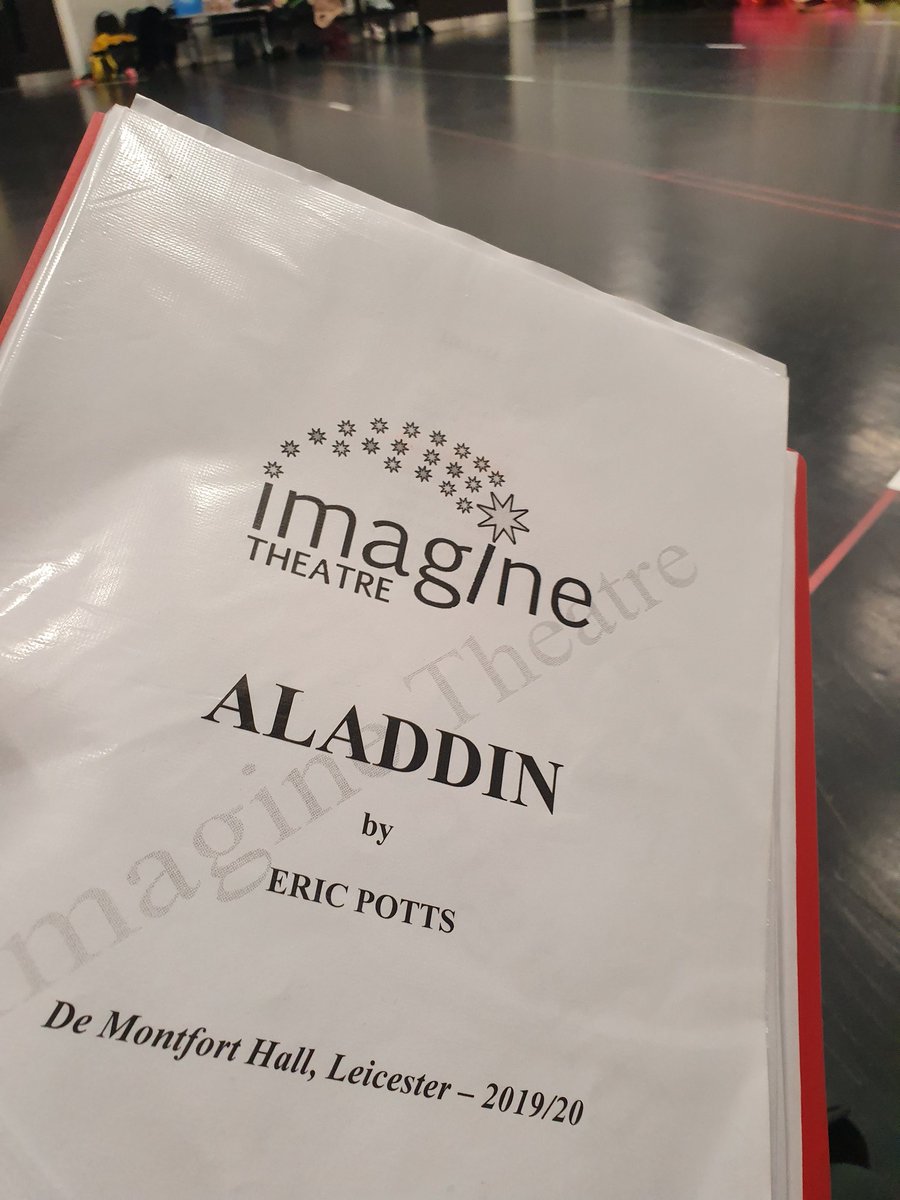 MBallardRadio's tweet image. Day 2 of rehearsals for @Imagine_Theatre #Aladdin @demontforthall