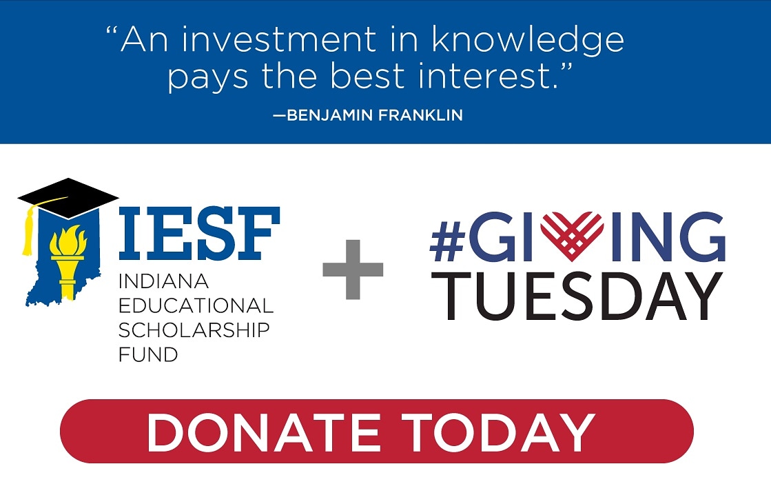 Today is #GivingTuesday Please consider making a tax deductible donation to the IESF! 100% is used for #Scholarships #missindiana 
indianagives.org