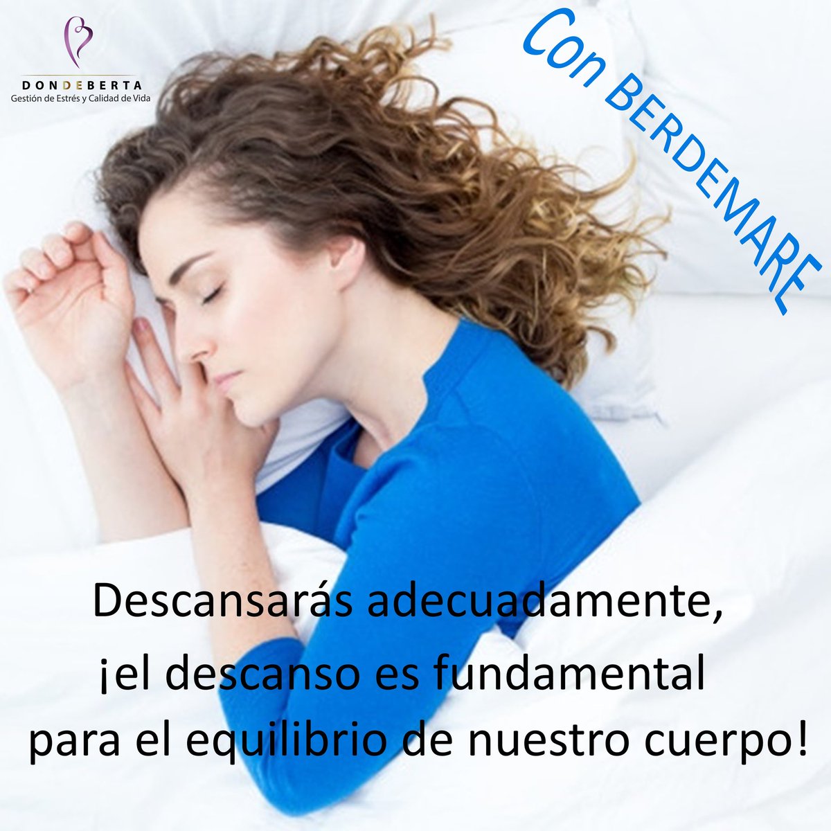 dondeberta's tweet photo. El sueño siempre es reparador cuando nos enfrentamos a una situación de estrés. Es necesario mantener una adecuada higiene del sueño y dormir alrededor d 8h diarias
#dondeberta #berdemare #estres #estrés #stress #salud #mindfulness #yoga #antiestres #ansiedad #cuidarse #serenidad https://t.co/IlxhatKzUz