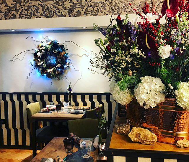 First day of the festive season starts for us...🎄🎄🎄🎄🎄 #michelin #tripadvisor #christmas #christmasdecor #wreath #wreathsofinstagram