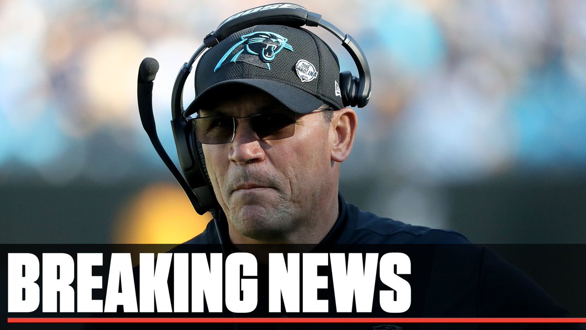 Breaking: The Carolina Panthers have parted ways with head coach Ron Rivera, the team announced Tuesday. 

Secondary coach Perry Fewell has been named interim head coach.