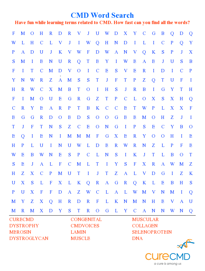 cure cmd on twitter it s givingtuesday and we want to give to you for all you ve done to support us this year givingtuesdaygiveback download the cure cmd word search have fun and