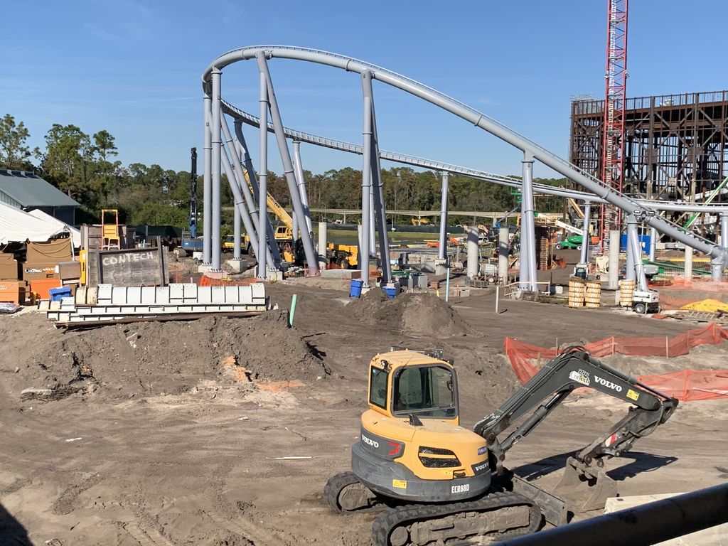 disneyziggy's tweet photo. Latest look at the TRON Roller Coaster in Magic Kingdom! #TronCoaster #LivefromWDW https://t.co/YEygYoHzLU