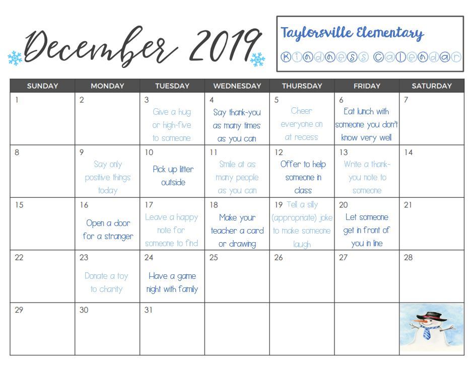 December Kindness Challenge schools.graniteschools.org/taylorsville/2…