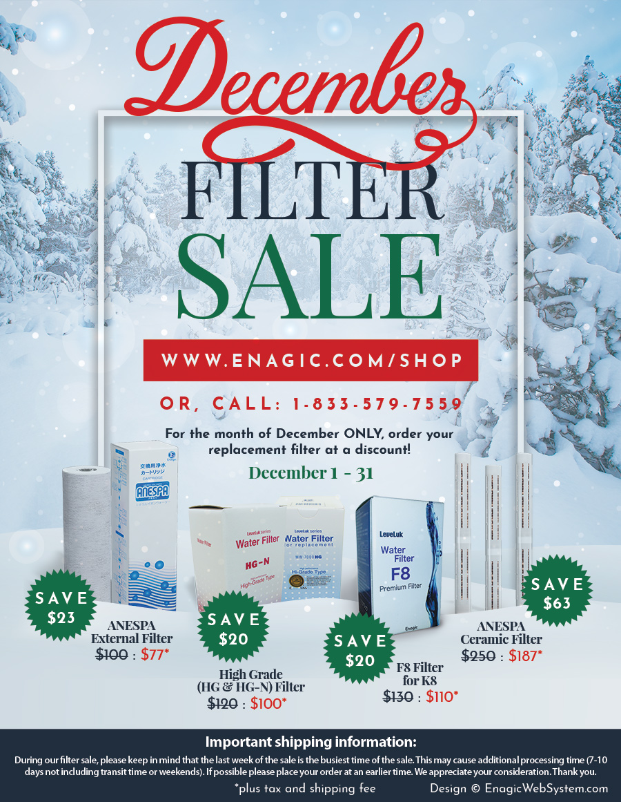 enagic filter sale