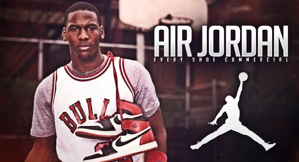 المفارقة ان مايكل كره اسم الحذاء Air Jordan و كان قريب من عدم الموافقة و لكن بعد اصرار امه وافق و وقع معهم على عقد و تحصل على عمولة بنسبة ثابتة 25 % من المبيعات و ليس الارباح (Royalty payment ) الي يومنا الحالي .