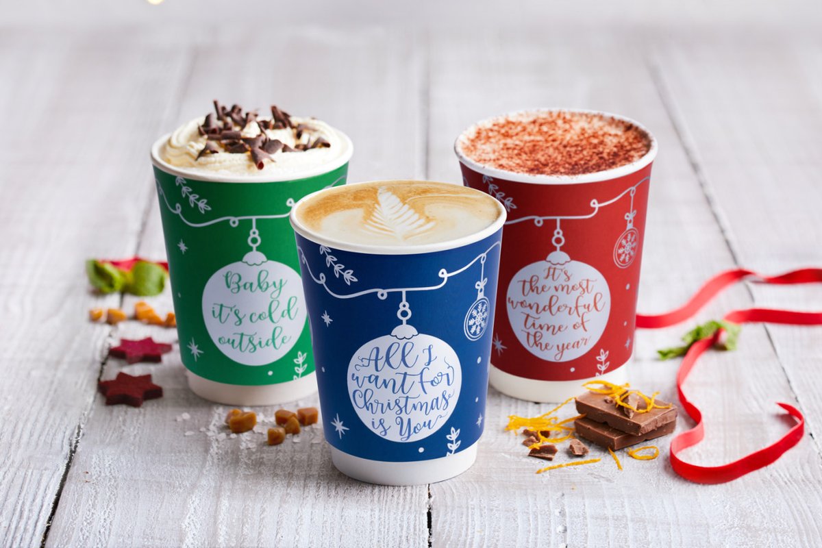 CupPrintUKIE's tweet photo. Super seasonal 12oz fully recyclable Double-Wall reCups for @goapplegreen who are generously donating €100K to their charity partners this year. That's worth a RT surely? #christmascups #winterwarmers #applegreen #sustainablepapercups #recyclablepapercups #yourbrandoutthere https://t.co/bCBukkXpNN