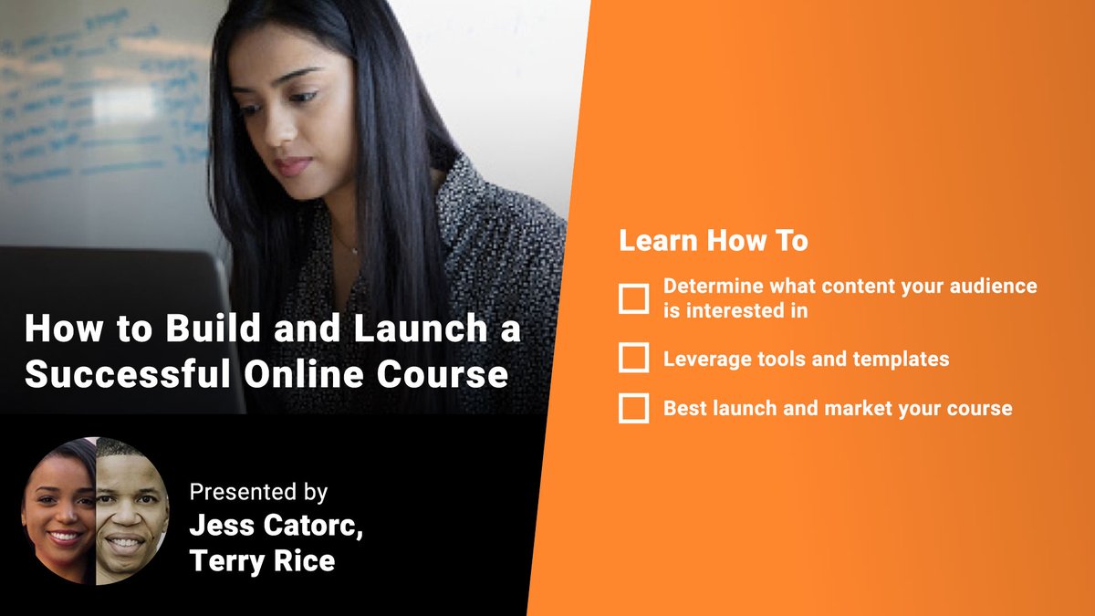 Join this FREE Entrepreneur Insider workshop to learn the key steps you must take before, during and after creating your online course. Register here: bit.ly/2LkBHvd