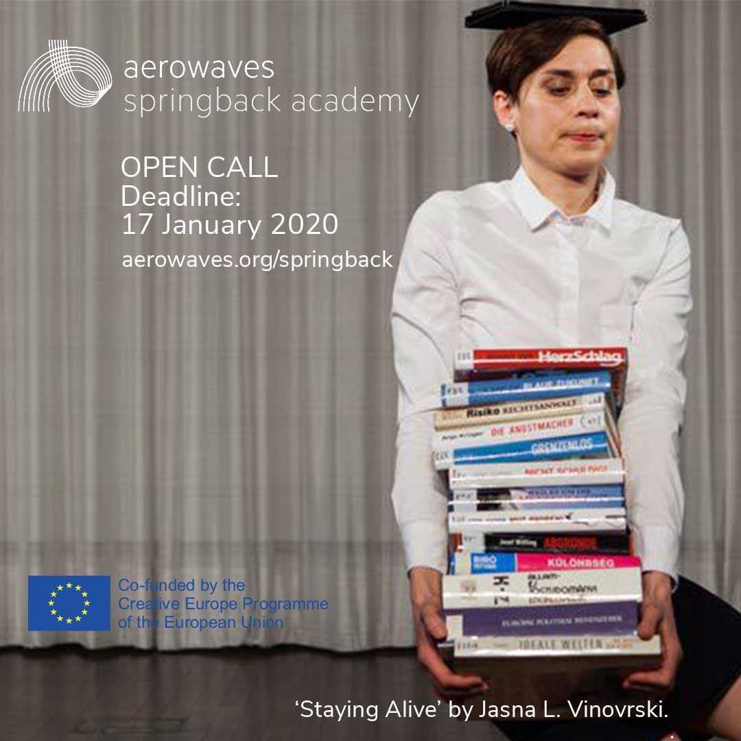 EUCreativa_ES's tweet image. ¡Abierta convocatoria Springback Academy! Oportunidad para críticos de danza emergentes que deseen aprender de críticos de referencia internacionales durante el festival de danza #SpringForward20 en Rijeka-Croacia el próximo abril. Deadline: 17 ene. 2020.  aerowaves.org/springback/fea…
