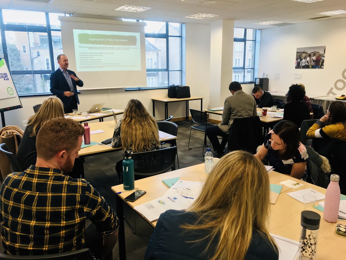 Once again, a great day at the <a href="/NCVO/">NCVO</a> delivering advanced GDPR to a group of interesting charities. See you again soon!
#dataprotection 
#compliance 
#dataprotectionofficer
#accountability