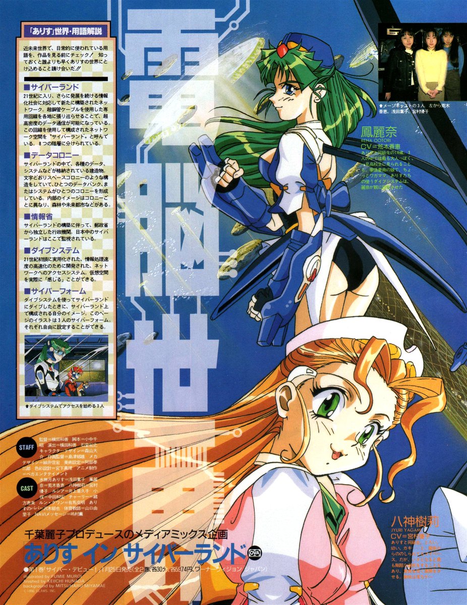 Animarchive On Twitter Alice In Cyberland Illustrated By Fumie Muroi Newtype 02 1997 Https T Co Vqlpaxlpcx
