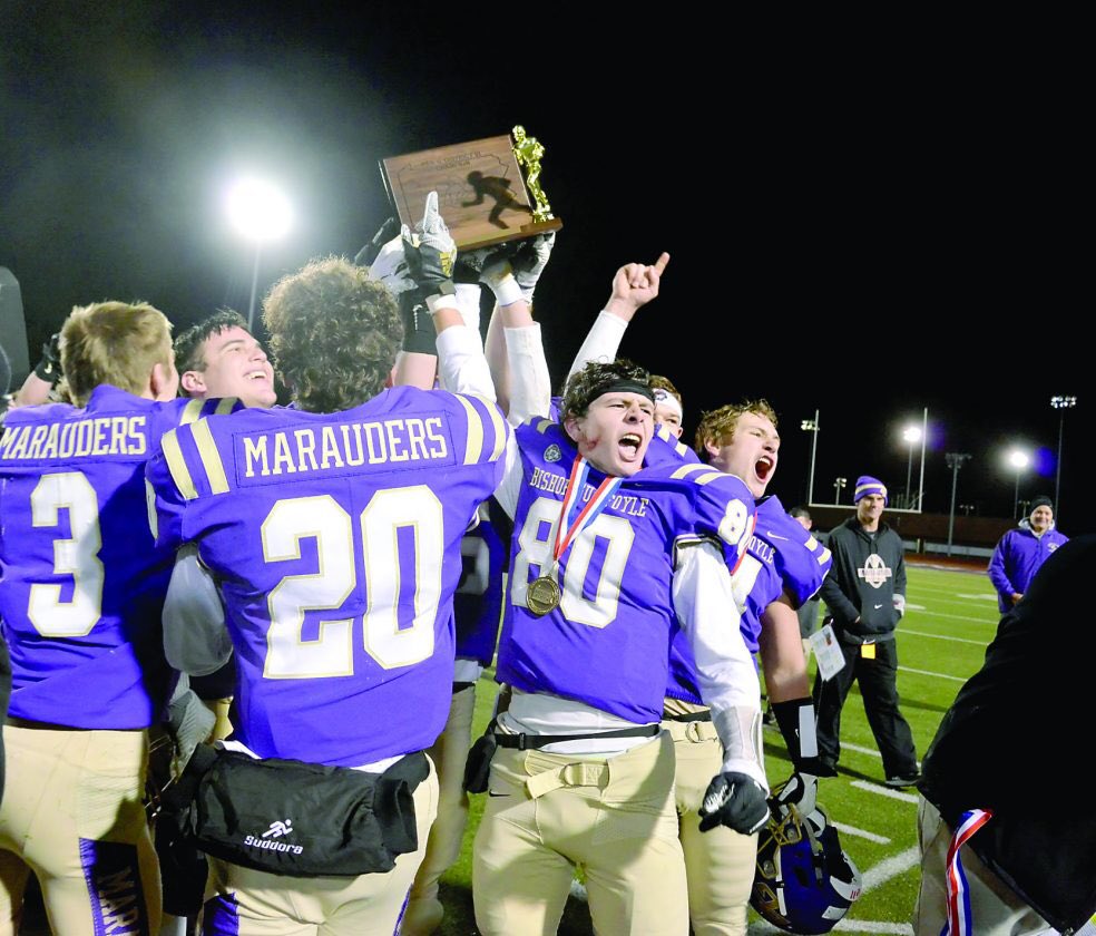 BGMarauderFball's tweet photo. Marauder Nation come out and give us a great send off to Hershey. We will be having send-off celebration Wed at 11:15AM at BG and be departing at 11:45AM. All our welcomed to this incredible event!!@BoytimMichael @RStanko_WJAC @PeetaWTAJ @cshieldsWTAJ @PaFootballNews @JoshKurelac https://t.co/vcAdBhHY9E