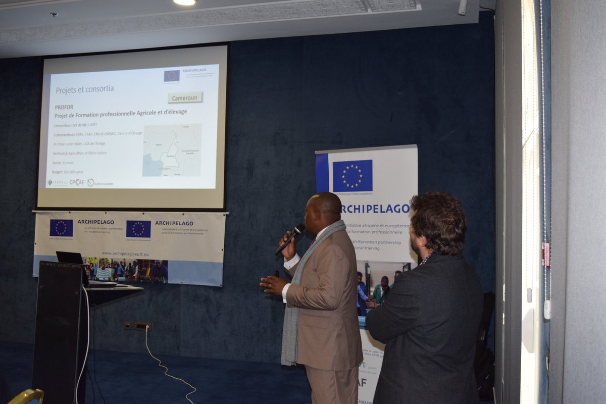 Archipel_eutf's tweet image. 1ère réunion annuelle d' #ARCHIPELAGO, présentation du projet #PROFOR: Formation professionnelle #agricole
et d’ #élevage en #Cameroun dans les régions de L’ #Adamaoua et Région de l’Est
#EUTF