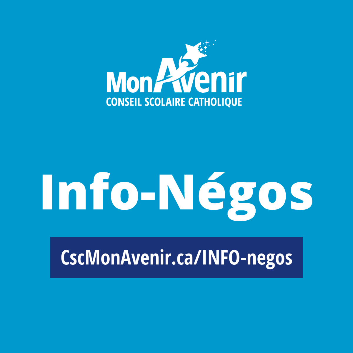 Avis aux parents : veuillez prévoir un plan alternatif pour la garde de vos enfants demain, le 4, car toutes nos écoles seront fermées (élémentaires et secondaires) en cas de grève générale de la FEÉSO.
Consultez régulièrement la page « Info-Négos » : ow.ly/dz1q50xqFzx