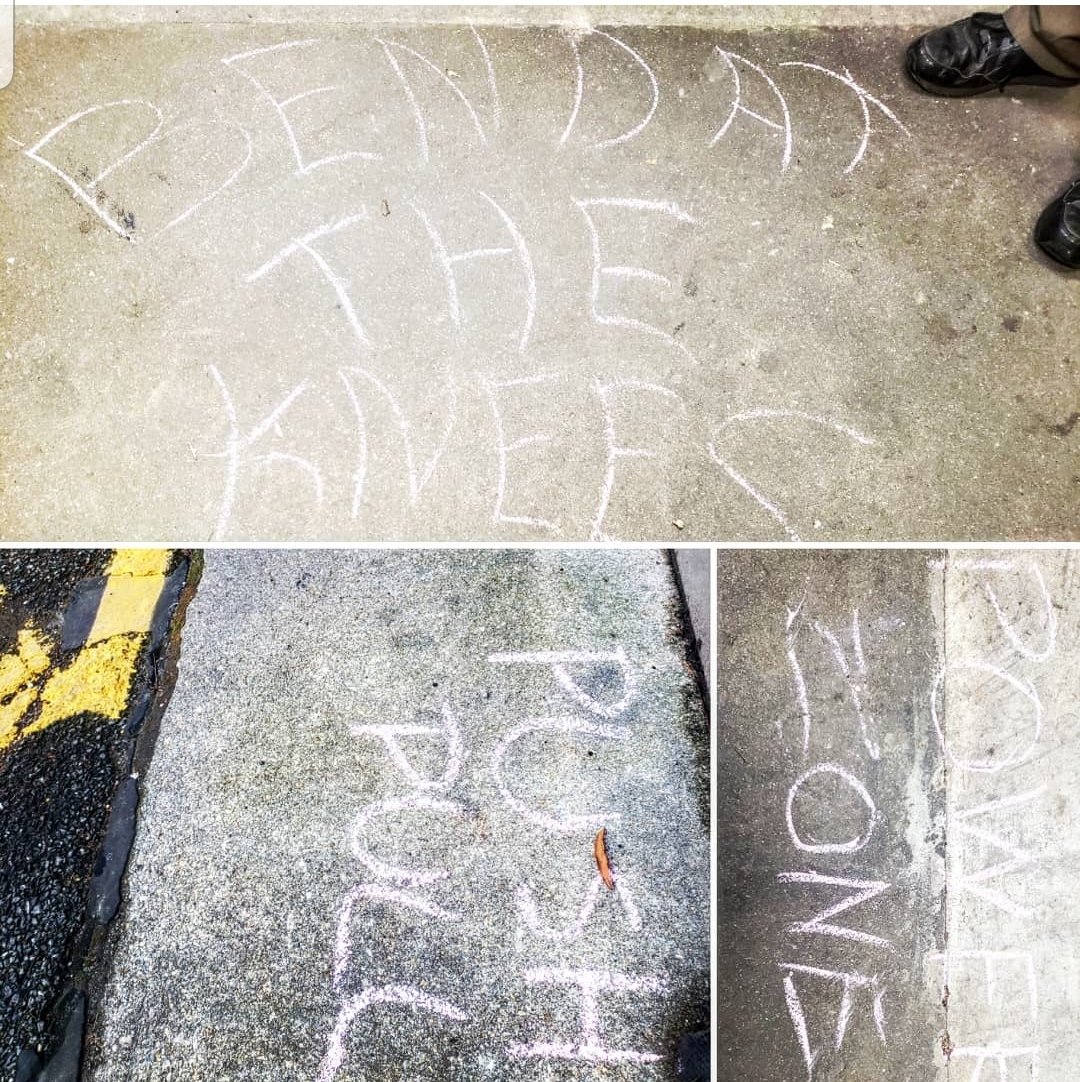 JackieUPS2's tweet image. Great job to our Wellness Co-Chair on spreading the message for Package Drivers and #PVDs on proper methods and techniques in Harrington for #chalktalk!
