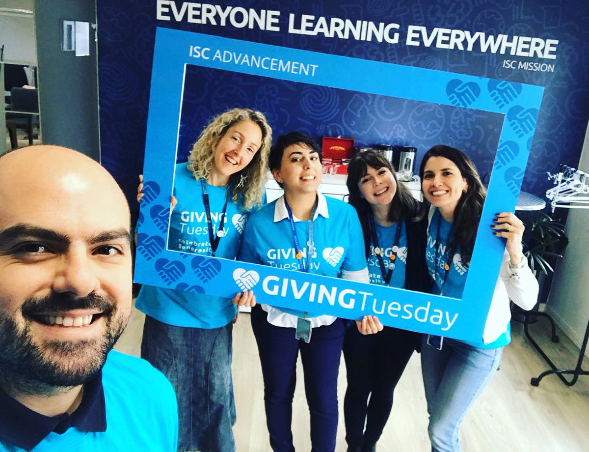 Events4Learning's tweet photo. Today at #ISCBrazil we are celebrating Giving Tuesday! @moniquekings @wondrwomyn 💙✨ https://t.co/DS6Ho6cdCS