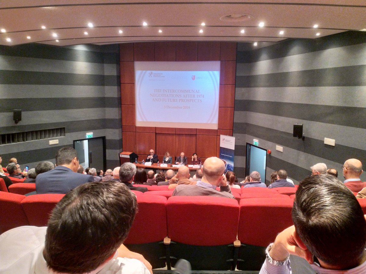 Interesting discussion continues <a href="/UNIC_ENG/">University Nicosia</a> re the #Cyprus problem by RoC's ex-FM <a href="/IKasoulides/">Ioannis Kasoulides</a> &amp; former FM <a href="/eratokm1/">ERATO KOZAKOU MARCOULLIS</a> on the occasion of the Policy Paper 11/2019 of <a href="/AnTheophanous/">Andreas Theophanous</a>, President of the <a href="/ceiaunic/">CCEIA-UNIC</a>.