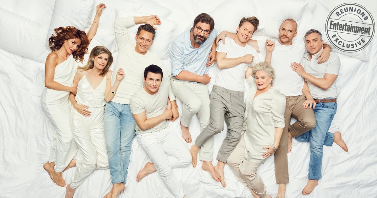 Happy 19th Anniversary Queer As Folk! Thank you to all the QAF fandom for your continued support of us and this wonderful life changing series! I celebrate this with each and every one of you! 🥂🌈❤️ #Grateful #Blessed  📸 #SamiDrasin