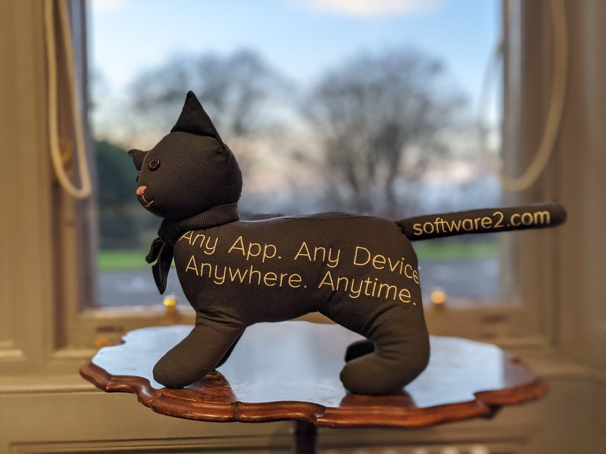 AppsAnywhere's tweet photo. Look at this wonderful handmade feline, gifted to us by our valued customer and long-time friend, @Windle_Poons
Any suggestions for names?!
#CatsAnywhere #Software2UserDay https://t.co/Q2228kviIF
