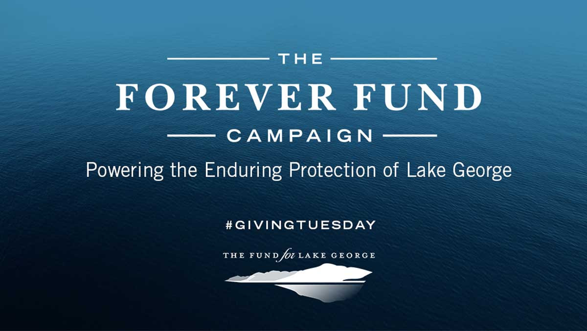 The #LakeGeorge we love today needs vigilant protection to remain clear and clean forever. On this day of global giving, please join The FUND in protecting our Lake with a gift to our #ForeverFUND.

Make your #GivingTuesday gift now: bit.ly/34ikzxs