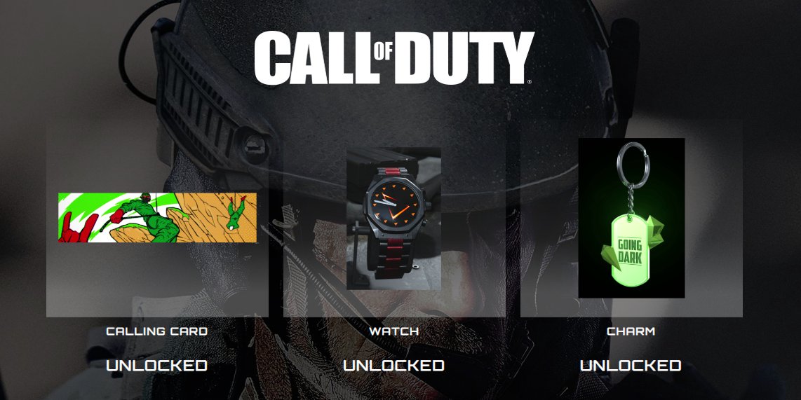 iStrutsi's tweet image. Just a heads up! if you follow @Doritos
and tweet them the hashtag #DoritosDewDrop you will receive a DM with a code that gives you these 3 exclusive items for #ModernWarfare (Not an ad, I just think this is cool so sharing it)