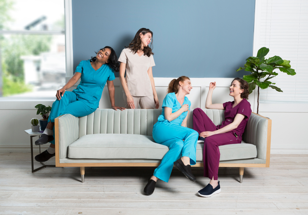 HHScrubs's tweet photo. Life isn't perfect, but we are grateful for good friends, good laughs, and great scrubs ๐๐ #healinghandsscrubs #healinghands #hhscrubs #live #laugh #love #hhworks #hh360 #purplelabel https://t.co/QsnVL5Ppza