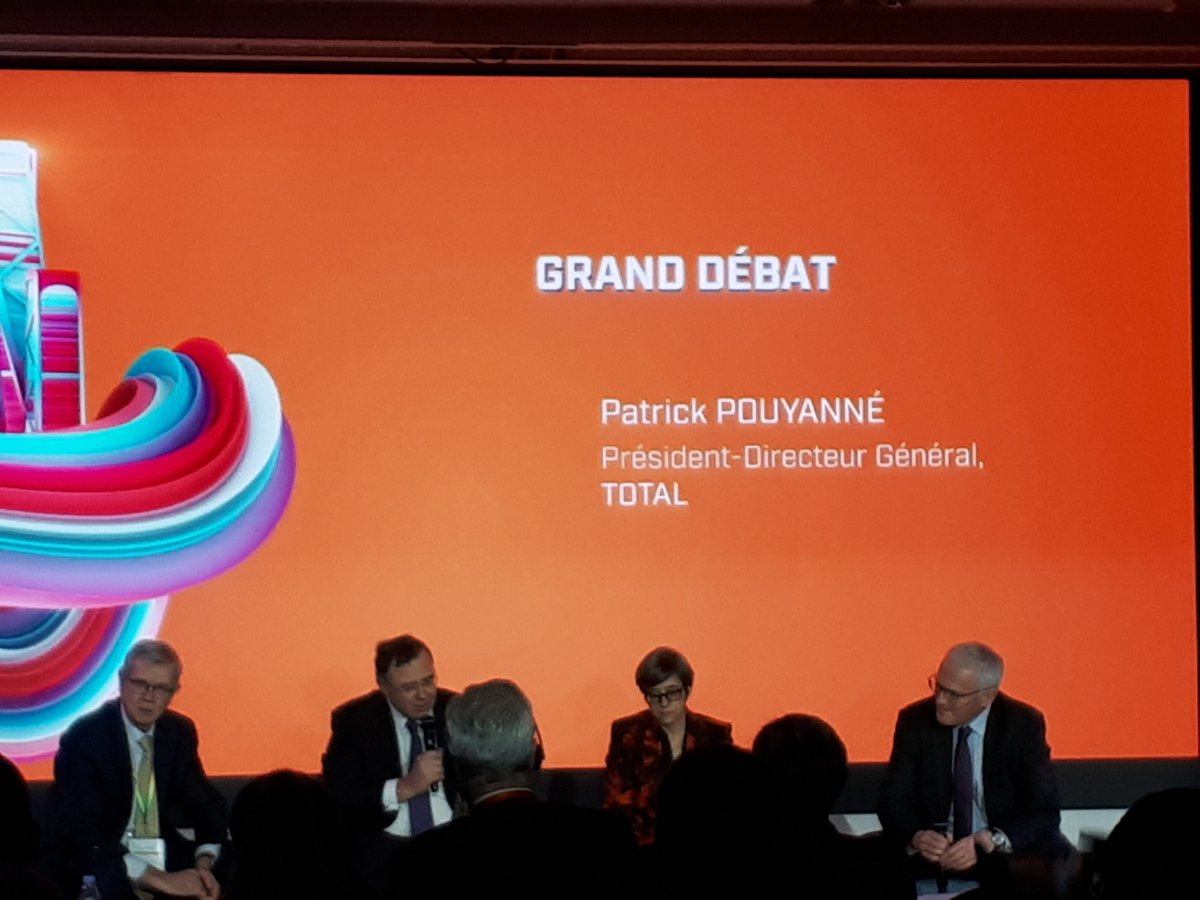 #ColloqueUFE <a href="/PPouyanne/">Patrick Pouyanné</a> PDG @Total : "Le volontarisme ne va pas remplacer la compétitivité industrielle, il faudra aussi développer l'acceptabilité sociale."