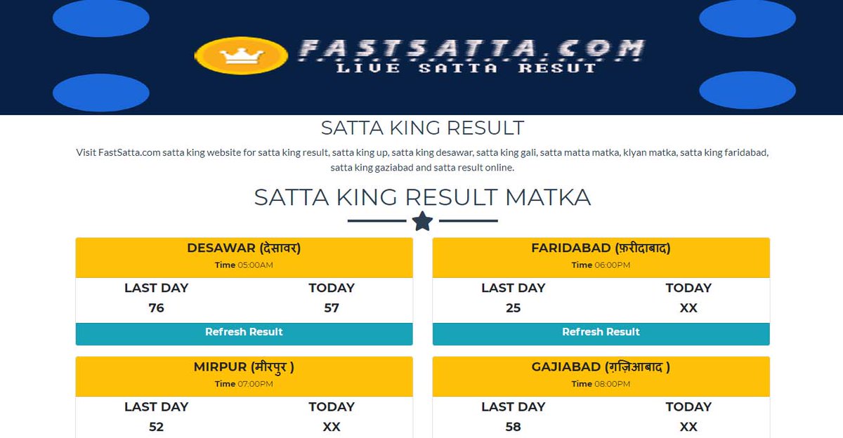 Satta King Result Up Fastsatta786 Twitter